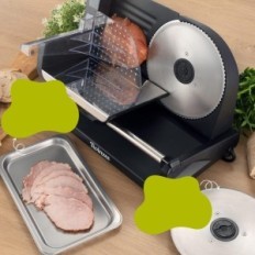 Twinzee Electric Slicer, 0-15 mm, 2 λεπίδες, μαύρη, έκθεση