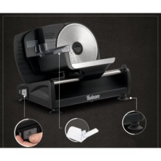 Twinzee Electric Slicer, 0-15 mm, 2 čepele, černá, výstava