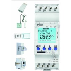 Cyfrowy 2-kanałowy timer Theben 6120130 TR 612 top 3 z aplikacją