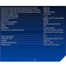 Digital 2-kanal Timer THEBEN 6120130 TR 612 TOP 3 med applikationen