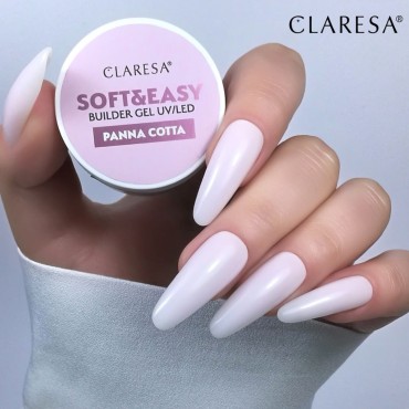 Claresa Soft&Easy bygggel panna cotta 45g — visad i användning
