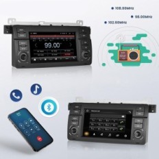 Bil Radio Vandring A3329A4 fra Carplay for BMW, FM, WiFi, USB, SWC