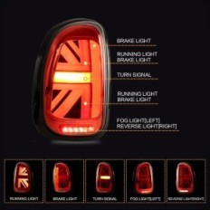 Hintere Lampen Vland Mini R60 (Cooper SD / ALL4), 2 stücke, kleinere Kratzer