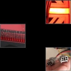 Zadní lampy vlandské mini R60 (Cooper SD / All4), 2 ks, drobné škrábance