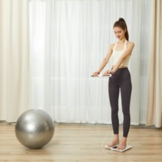 Peso Inteligente Lescale P1 com 8 eletrodos, até 180 kg, branco