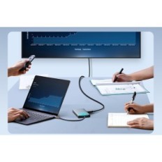 Estação de encaixe Baseus BS-OH119 para laptop, 13-W-1, 4K @ 120Hz 10GB / S, PD100W