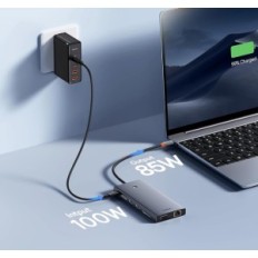 Stacja dokująca Baseus BS-OH119 do laptopa, 13-w-1, 4K@120Hz 10Gb/s, PD100W