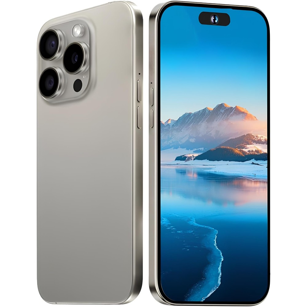 Smartphone Qimhai i15proma, Android, 4 GB RAM + 128 GB, 4G, 2 SIM kartice, Silver