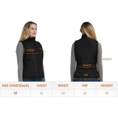 Women's Waiter Heated Fernid with USB battery, size M