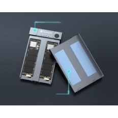 YottaMaster HC1-C3 Docking Station a M.2, alloggiamento in alluminio con 2 slot