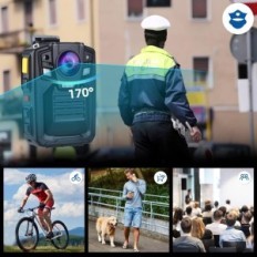 Kamera korpusowa CAMMHD V8-32, 8-10 godzin 1296P, podczerwień