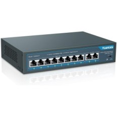 8-Port Poe Yuanley YS082G-P slēdzis ar 2 gigabit augšupsaites ostām