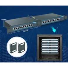 8-PORT POE YUANLEY YS082G-P Διακόπτης με 2 θύρες ανερχόμενης ζεύξης Gigabit