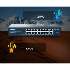 16-Port Gigabit Poe Yuanley YS20162F-P jungiklis, 1000 Mbit / s, 250W