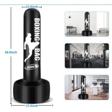 Bolsa de boxeo con la base de Juorei 69 '', un saco inflable de kickboxing