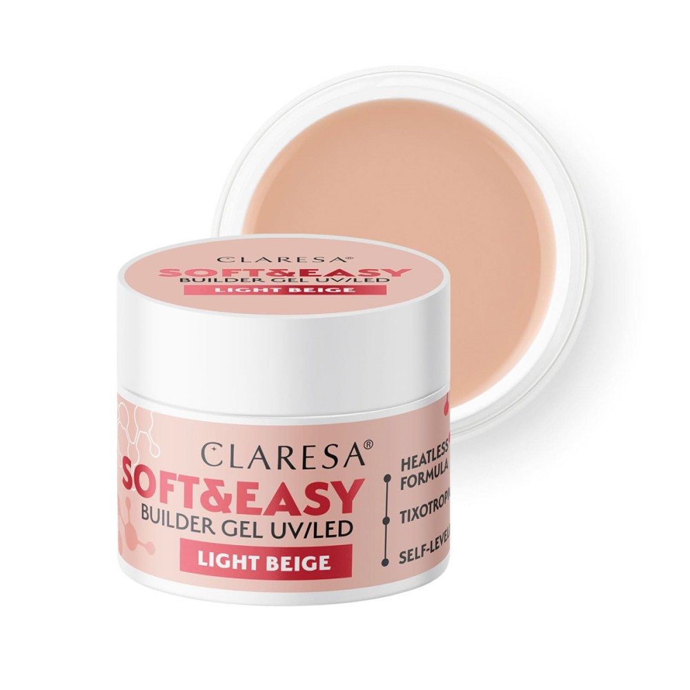 Claresa Soft&Easy Aufbaugel Hellbeige 90g
