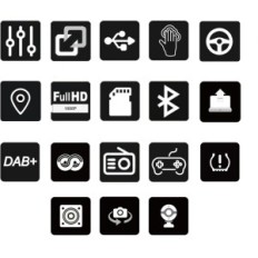 AMAZEAUDIO WINKE car radio, 2 DIN, for MERCEDESBENZ W169, HD1080P