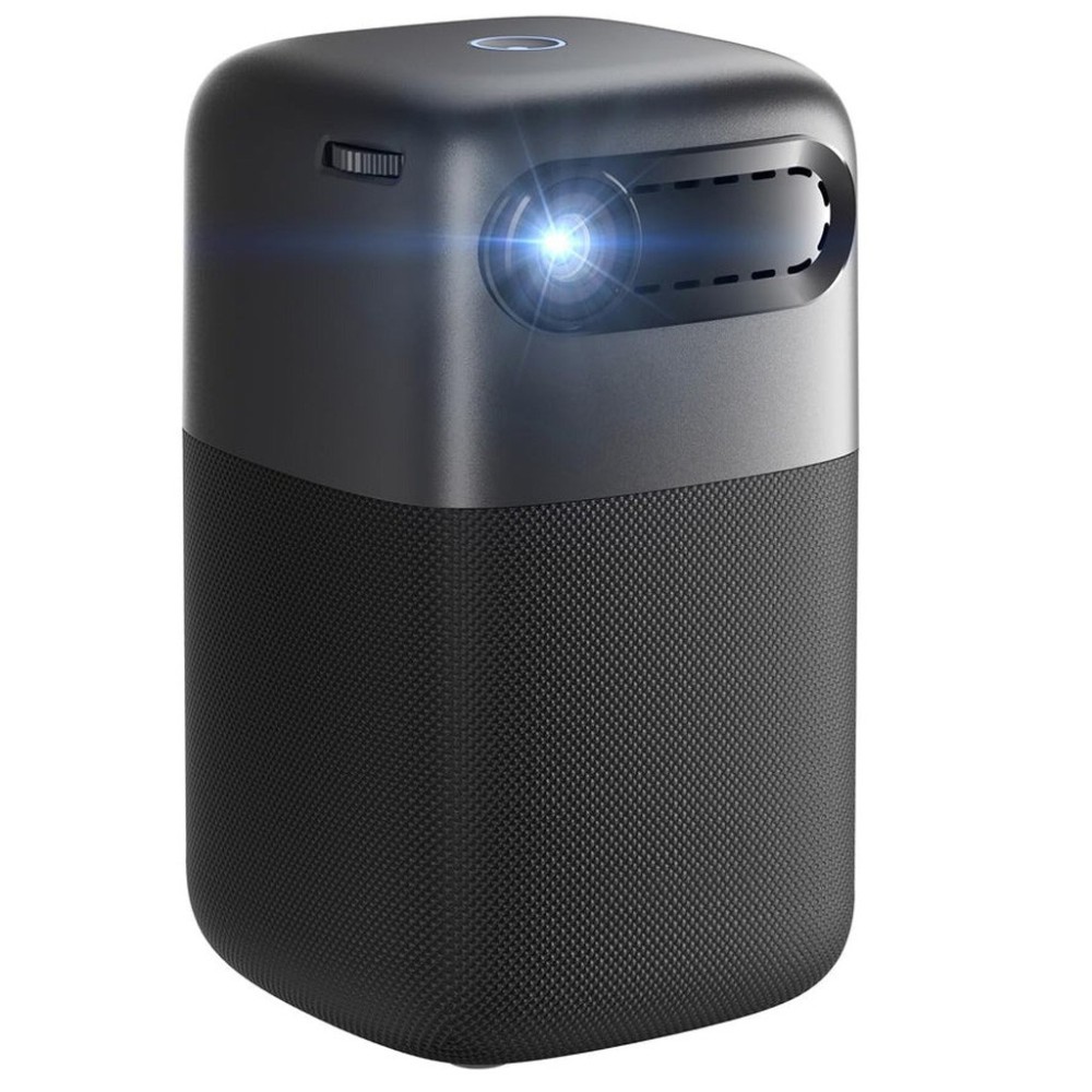 Projetor Aihoor Point, DLP com 2,5 horas de bateria, 150 Asin, 5G WiFi, Cinza