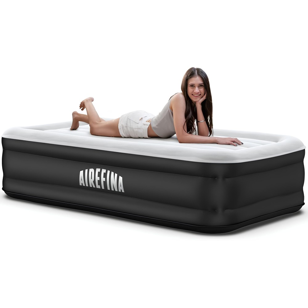 Airefin AF-A03 Självbärande madrass med inbyggd pump, 190x99x46 cm