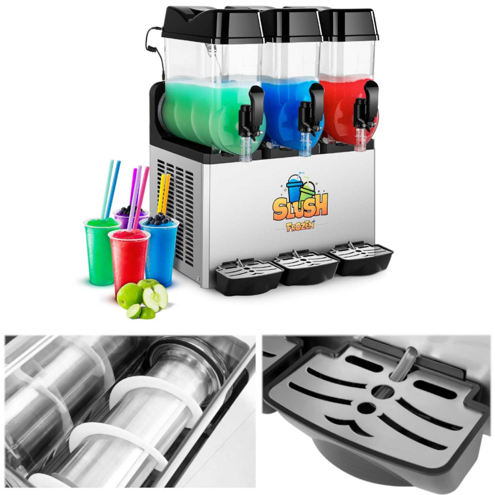 GRANITER DSPENSER Gėrimų įrenginys SLUSH trivietis trivietis 3x 12l