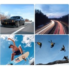 Fotocamera sportiva Surla SF530, 4K-Ultra HD 60FPS 40m, 8x Zoom, utilizzato