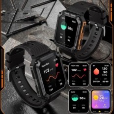 Mannelijke intelligente findtime horloge met telefoonfunctie, IP68, 1.83 ''