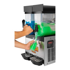 GRANITOR DYSEMSSER Beverage Device Slush Double 2x 15L granite