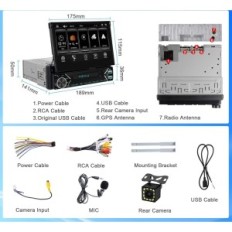 Hikity Car Radio, 1 Din, 7 "', Bluetooth, USB- C Android