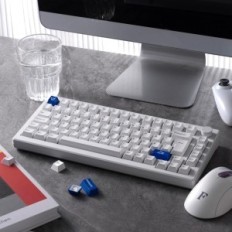 Mechanical Keyboard Akko Mod007, ISO DE / Nordic system, white color
