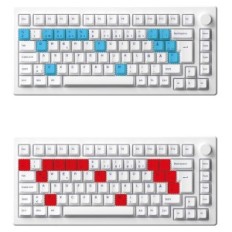 Mehāniskā tastatūra Akko Mod007, ISO de / Nordic sistēma, balta krāsa
