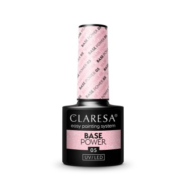 CLARESA BASE POWER 05 - Base Rosada Sutil 5g com Brilho — vista frontal