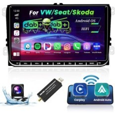 Hikity car radio UK-C216, DAB / DAB + CARPLAY for VW