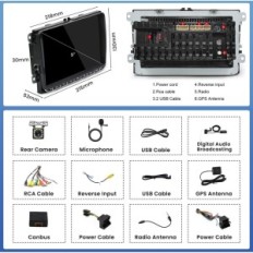 Hikity car radio UK-C216, DAB / DAB + CARPLAY for VW