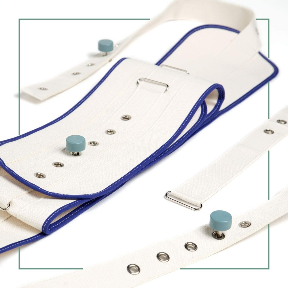 Sostenere la cintura di ortoi sullo stomaco e il letto con una chiusura magnetica