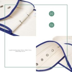 Suspension de ceinture d'orthones sur l'estomac et le lit avec un fermoir magnétique