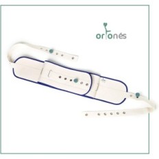 Sustain riem van orthones op de maag en bed met een magnetische sluiting