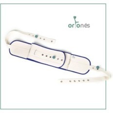 Sustain riem van orthones op de maag en bed met een magnetische sluiting