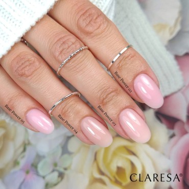 CLARESA BASE POWER 05 - Base Rosada Sutil 5g com Brilho — close-up