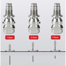 Mini-pistolet manuel pour les ongles Afifeelife W452-AS, 3 Vitesse