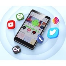 MP3 agptek MT06SB přehrávač s Bluetooth 5.0, WiFi, MP4, 5 MP Camera, černá