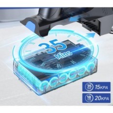 Eicobot bezvadu putekļsūcējs, 20000 Pa, 35 minūtes, 1,5 l, tumši zils