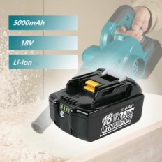 Een set van 2 JisaltT 5000 mAh-batterijen naar Makita, gebruikt