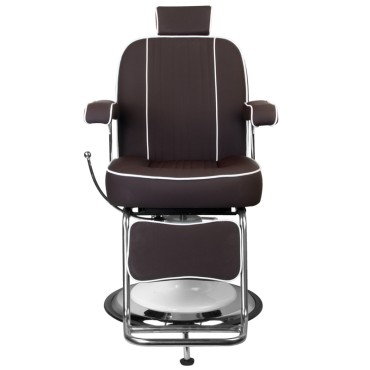 Gabbiano Amadeo Brown Barber Stol — framsida