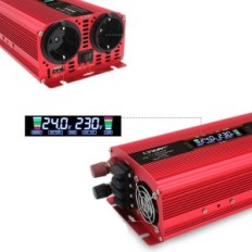 Lvyuan 24v, 230v, 1500W / 3000W inverter, 2 utičnice u EU