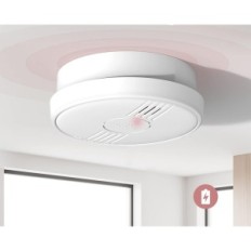 Putogesafe Z206c senzor dima, dimni senzor s izmjenjivom baterijom, 10 kom.