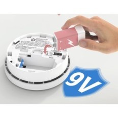 Putogesafe Z206C Smoke anturi, savuanturi, jossa on irrotettava akku, 10 kpl.