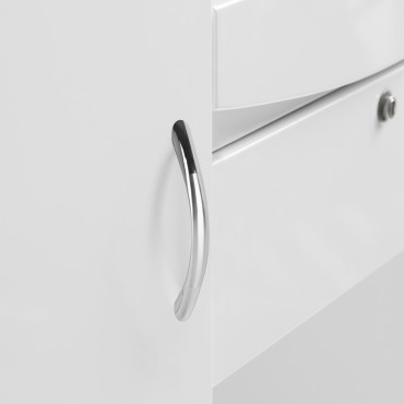 Recepčný pult Gabbiano G26W biely — detail rukoväte