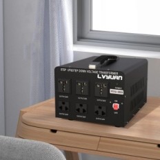 Yinleader 3000 VA 110 V jänniteanturi, USA, 110V / 220V, 3 pistorasiaa