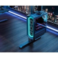 Holder til PC Eureka Erk-MCH-B under skrivebord, op til 20 kg, sort