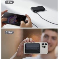 Power Bank USB-C ESR 5000mAh kábel, MagSafe iPhone, fekete